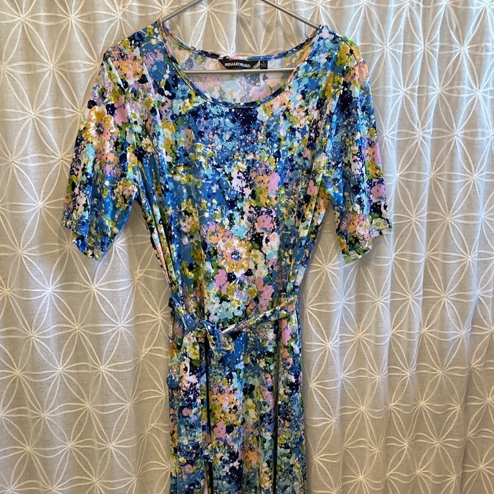 Nina Leonard Maxi Dress - Picture 2 of 11